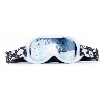 Qunature Panda Ski Goggles for Kids, Black/White