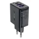 Acefast A57 GaN Wall Charger 2x USB-A + USB-C PD 35W, Black
