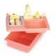 Multistore HC485046 Kids Play Sink with Water Faucet and 12 Accessories