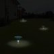 Ultrasonic Mole and Rodent Repeller with Solar Battery and LED Lighting, 2pc.