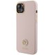 Guess Silicone Logo Strass 4G Case for iPhone 15 Plus / 14 Plus - Light Pink