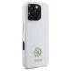 Guess GUHCP16XM4DGPH iPhone 16 Pro Max 6.9" white/white hardcase Silicone Logo Strass 4G