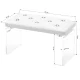 Momo Diamond Velour Manicure Hand Rest Ecru