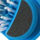 Shower Foot Scrubber Brush with Pumice Stone, Blue