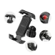 Tech-Protect V6 Handlebar Phone Mount - Black