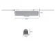Hanging Nespresso Coffee Capsule Organizer, 30 Capsules, Pull-out, White/Grey