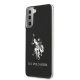 Samsung Galaxy S21 (SM-G991) US Polo Shiny Big Logo Case Cover (USHCS21STPUHRBK), Black