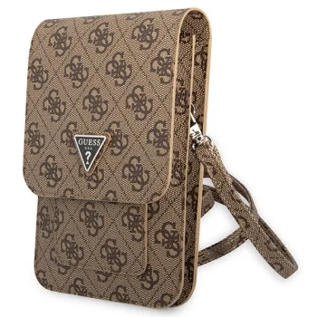 Guess Smartphone Bag 4G Triangle GUWBP4TMBR, Brown
