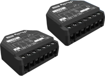 Smart Dual Controller Shelly 2PM Gen3 WiFi/Bluetooth 2-Pack