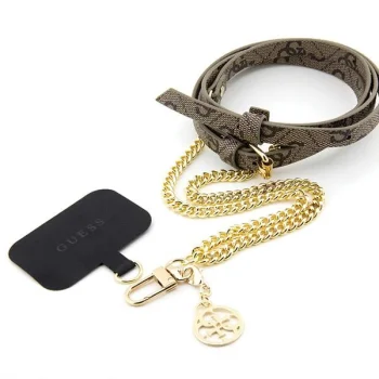 Guess 4G Chain CBDY Universal Phone Strap - Brown