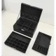 Soulima 22262 Elegant Jewelry Box with Key, Black