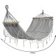 Double Garden Hammock with Spreader Bars 200x150cm 250kg Gardlov 25465