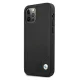 BMW iPhone 12 / 12 Pro Case Leather Deboss, Black