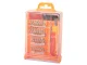 32-in-1 Precision Torx Screwdriver Set with Magnetic Bits, Orange