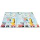 Double-sided Foldable Foam Play Mat Pad Rug for Kids, Words/Giraffe, 198x179cm