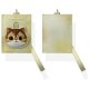 Nimmy Big Eyed Pet 2.0 Cat Card Wallet, Beige