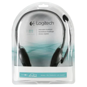 Logitech H111 Stereo Headset Black