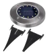 Maclean MCE318 Solar In-Ground Garden LED Light, IP44, 4000K