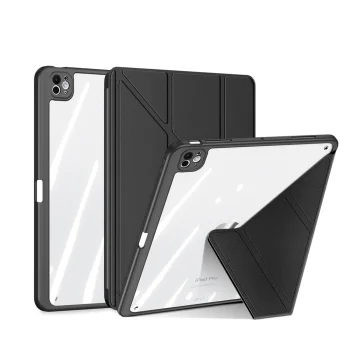 Dux Ducis Magi Case for iPad Pro 13" (2024/2025) with Stand, Black