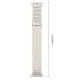 Tech-Protect NylonLoop strap for Apple Watch 44/45/46/49 mm, beige