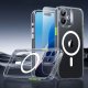 ESR Classic Pro Set Halolock MagSafe Case and Screen Protector for iPhone 16, Clear