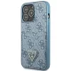 Guess 4G Triangle Logo Cardslot Case for iPhone 13 / 13 Pro - Blue