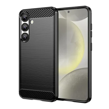 Carbon Case for Samsung Galaxy S25 Edge, Black