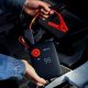 Jump Starter with Air Compressor Forever JS-400, 4-in-1 Car Battery Booster, Black-Blue