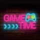 Forever Light PLEXI LED GAME TIME Neon Lamp, Multicolor