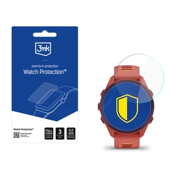 3mk Watch Protection FlexibleGlass hibridinis apsauginis stiklas Garmin Forerunner 70 / 170 / 170 Music
