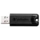 Verbatim Store n Go Pinstripe USB Flash Drive, 32GB, Black