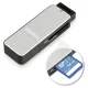 Hama 123900 USB 3.0 Multi Card Reader SD/microSD, Black/Silver