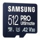 Memory card Samsung microSDXC PRO Ultimate 200 MB/s UHS-I/U3 (MB-MY512SB/WW)