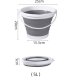 5L Collapsible Foldable Silicone Bucket with Handle