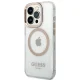 Guess Metal Outline MagSafe Case for iPhone 14 Pro Max - Gold