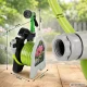 Garden Hose on Reel with Spray Gun and Quick Connectors, 10m