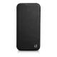 iCarer Genuine Leather Folio Case for iPhone 14 Plus MagSafe, Black (WMI14220715-BK)