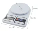 Ruhhy 00024174 Kitchen Scales 10kg, White