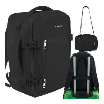 Cabin Travel Backpack 40x25x20cm Trizand 20L, black