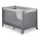 Ricokids Foldable Travel Cot with Mattress and Bag, Light Grey