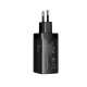 Joyroom JR-TG10 65W GaN Wall Charger, 2x USB-C + USB-A and 1.2m USB-C Cable, Black