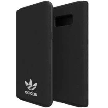 Adidas OR Booklet Case Basic Folio Case for Samsung Galaxy S8+, Black