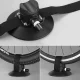 Rockbros XP1002 Suction Cup Roof Bike Rack for 2 Bicycles, Black