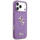 Guess Fixed Glitter Big 4G Phone Case Cover iPhone 17 Pro Max - purple