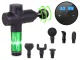 Wireless Massage Gun with LCD Display, 6 Attachments, Case