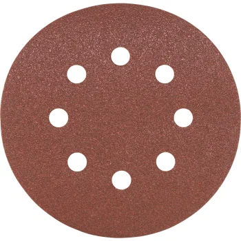 Makita P-43642 Sanding Discs 125 mm K80 8-Hole Velcro 50 pcs