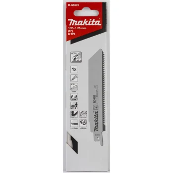 Makita Reciprocating Saw Blade TC 152/8T B-55572, 152 mm, 8 TPI