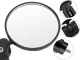 Bicycle Rearview Mirror, Handlebar Mount, Convex, 360°, Black