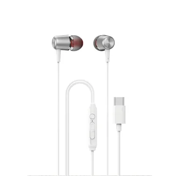 Dudao X1PROT Wired In-Ear USB-C Headphones 1.2m - White