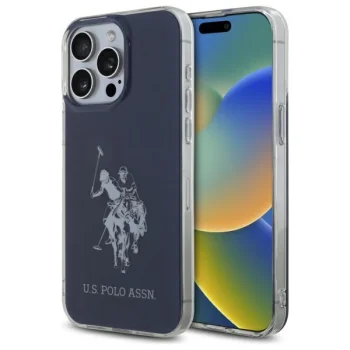 US Polo USHCP15XTPUHRBV iPhone 15 Pro Max 6.7\" blue/blue Shiny Big Logo